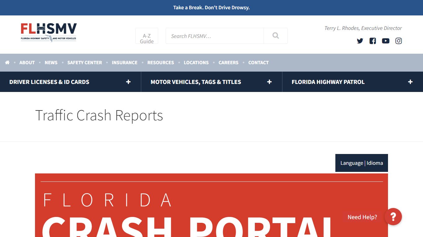Traffic Crash Reports - Florida Department of Highway Safety and Motor ...